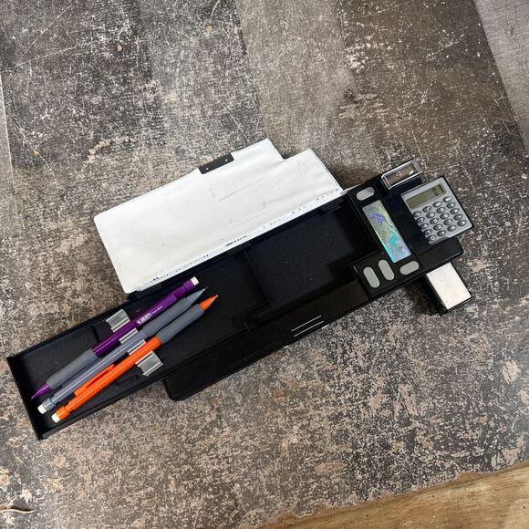 Dinosaur Hot Focus Retro Pencil Case Box Multi Compartment\ Calculator - Picture 9 of 11